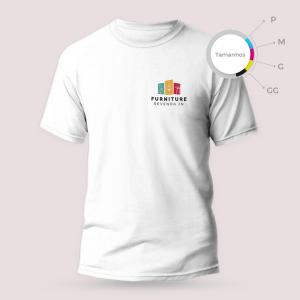 CAMISETA -  G Medida:  A4  - Estampa  4x0  Camiseta Poliester 