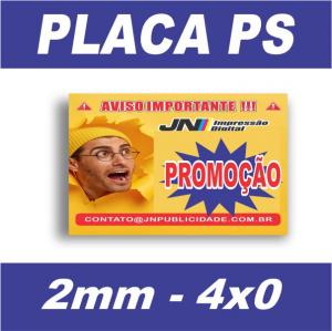 Placa de PS PS 2mm 98x198 cm  Adesivo Brilho sem refile 